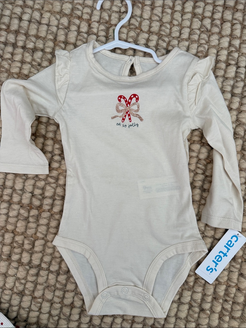 NWT oh so jolly Christmas baby bodysuit